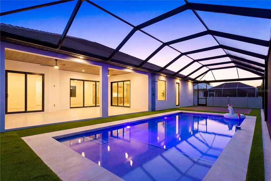 Exterior details and patio area of a home in , Cape Coral (Image 30).