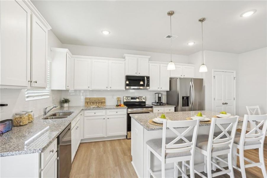 Furnished interior view inside a new home in Fairview Lake, Conyers (Image 12).