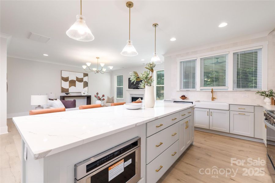 Furnished interior view inside a new home in , Charlotte (Image 29).