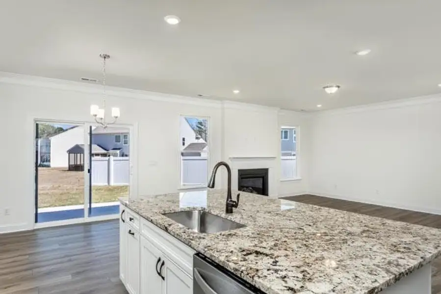 Furnished interior view inside a new home in Daniel Farms, Benson (Image 11).