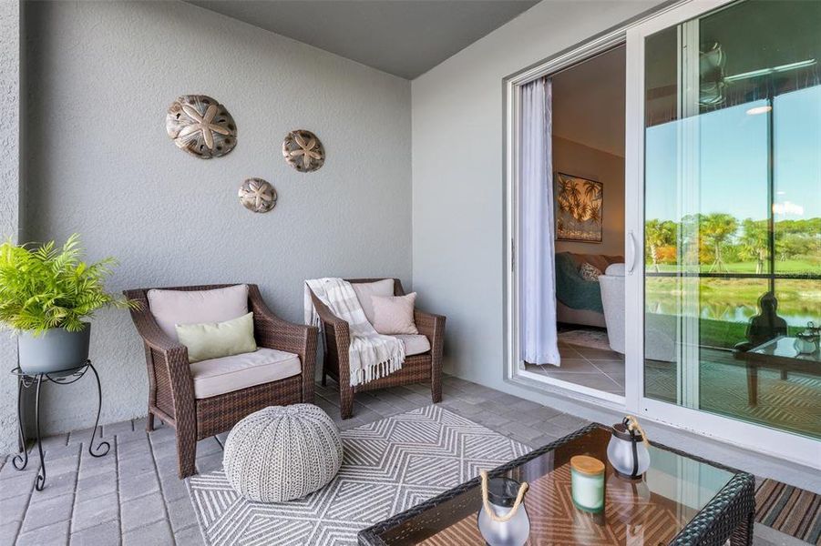 Exterior details and patio area of a home in , Venice (Image 21). Exterior details and patio area of a home in , Venice (Image 21).