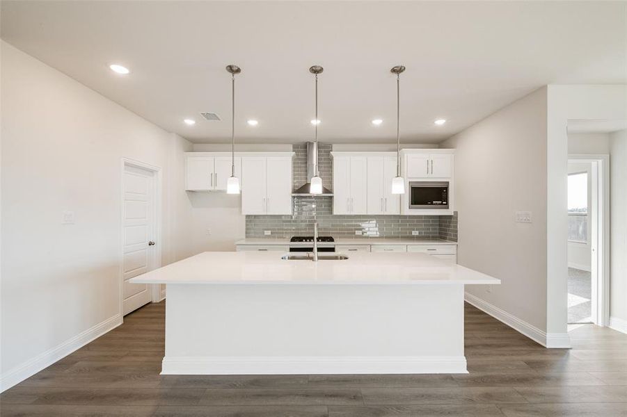 Furnished interior view inside a new home in Arbors at Legacy Hills, Celina (Image 10). Furnished interior view inside a new home in Arbors at Legacy Hills, Celina (Image 10).