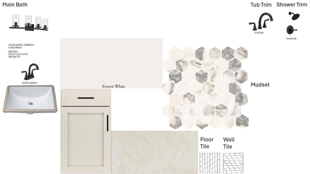Main Bath Selections