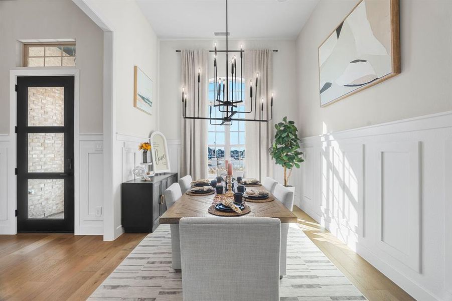 Furnished interior view inside a new home in Pecan Square, Northlake (Image 27).