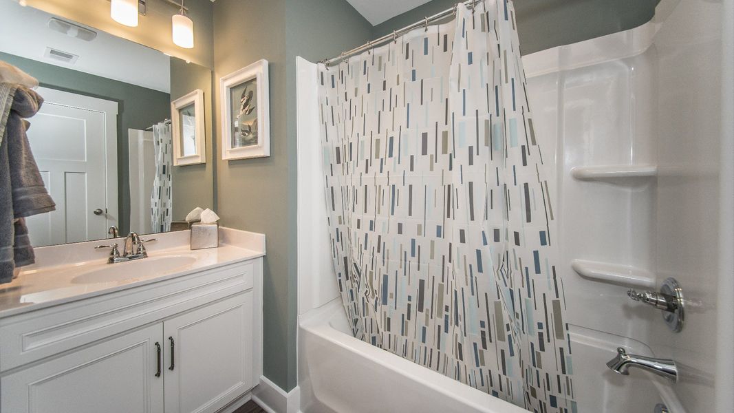 Secondary Bathroom of The Cameron Design by DRB Homes