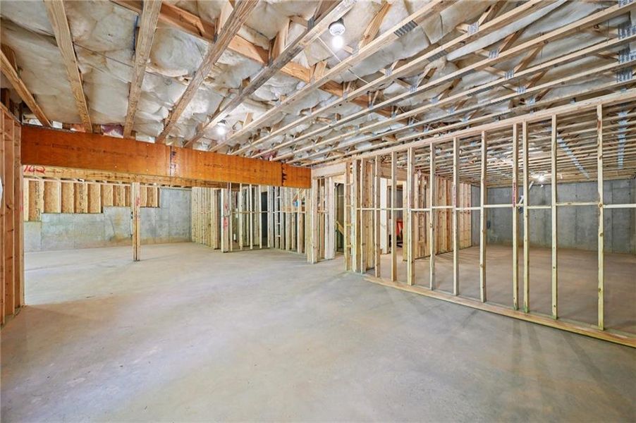 In-progress construction of a new home in Fireside Farms, Dawsonville, GA (Image 42).