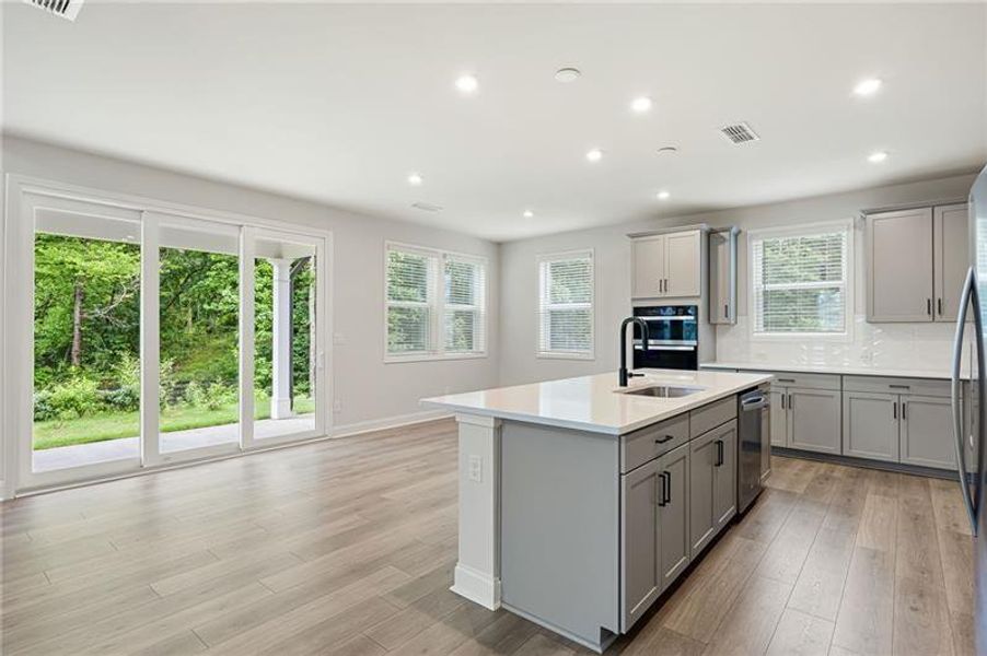 Furnished interior view inside a new home in Hillside Manor, Powder Springs (Image 8).