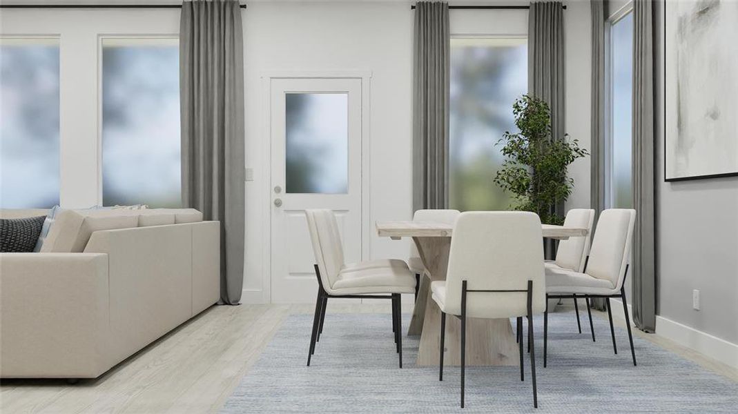 Furnished interior view inside a new home in , Pilot Point (Image 16).