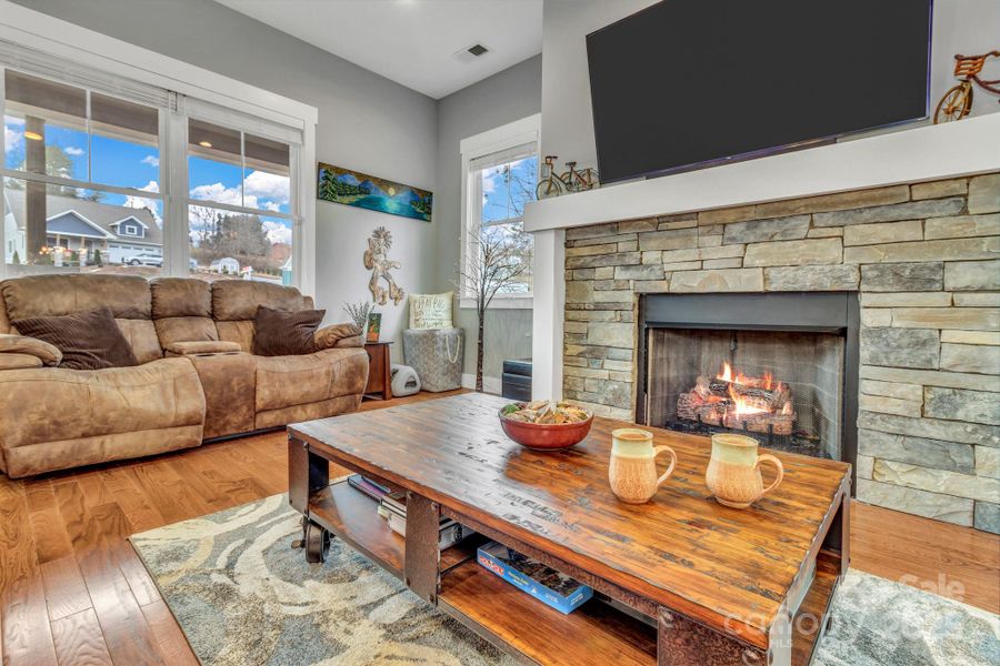 Furnished interior view inside a new home in , Hendersonville (Image 11).