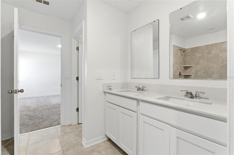 Furnished interior view inside a new home in , Winter Haven (Image 7). Furnished interior view inside a new home in , Winter Haven (Image 7).