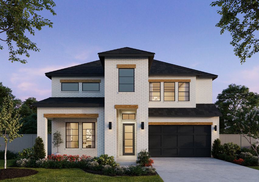 Representative exterior photo of a completed home built from the Lakewood III by Southgate Homes in Painted Tree 50' Series, McKinney, TX (Image 18). Representative exterior photo of a completed home built from the Lakewood III by Southgate Homes in Painted Tree 50' Series, McKinney, TX (Image 18).