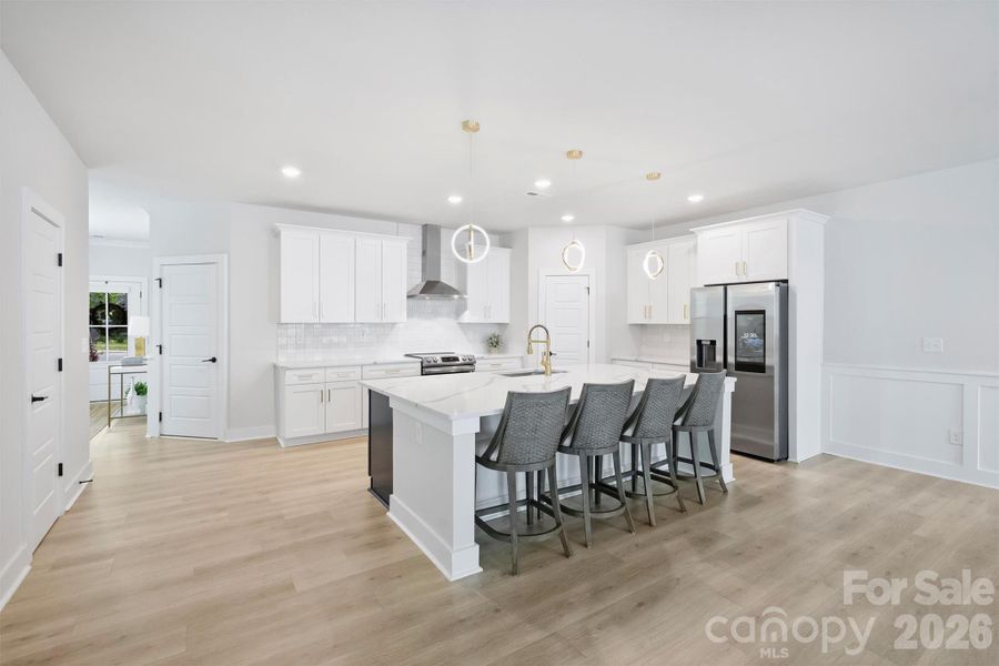Furnished interior view inside a new home in , Charlotte (Image 42).