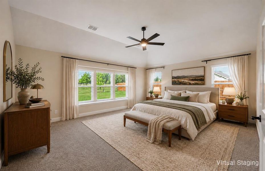 Furnished interior view inside a new home in , Waxahachie (Image 7).