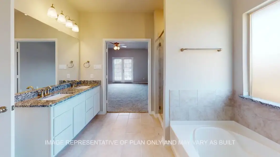 Furnished interior view inside a new home in Homestead, Temple (Image 11).