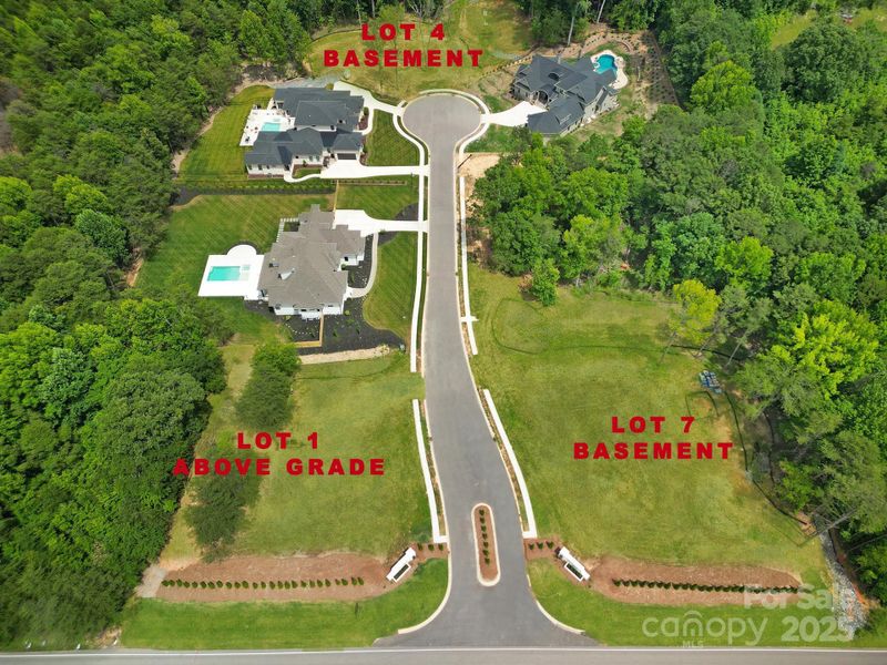 Lot 7 - walk out basement lot