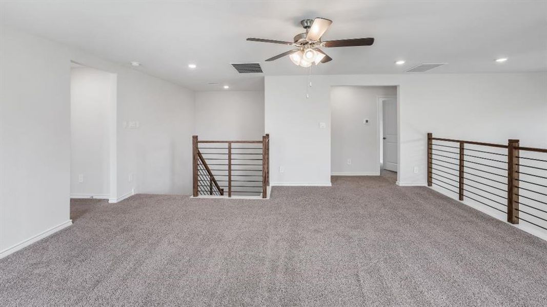 Spacious, unfurnished interior of a new home in The Landing at Hidden Lakes, McKinney (Image 16). Spacious, unfurnished interior of a new home in The Landing at Hidden Lakes, McKinney (Image 16).
