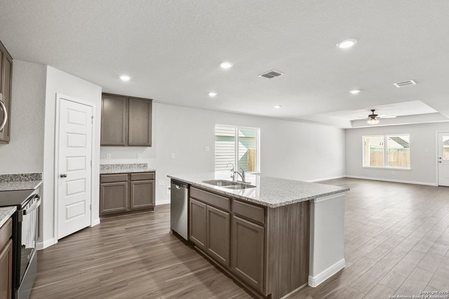 Furnished interior view inside a new home in Swenson Heights, Seguin (Image 9).