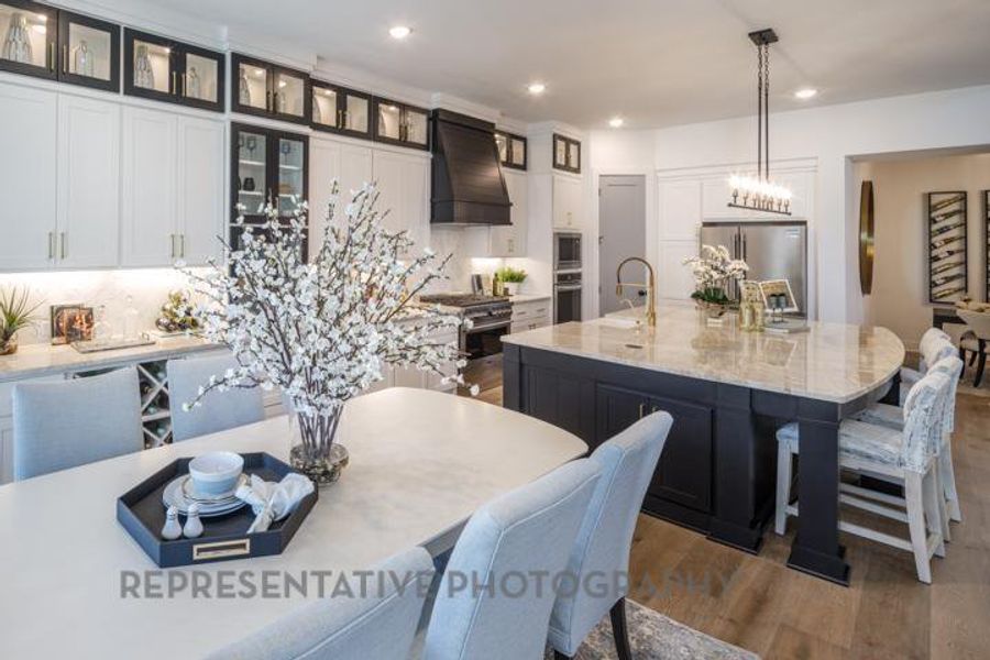 Furnished interior view inside a new home in Sandbrock Ranch: 60ft. lots, Aubrey (Image 6).