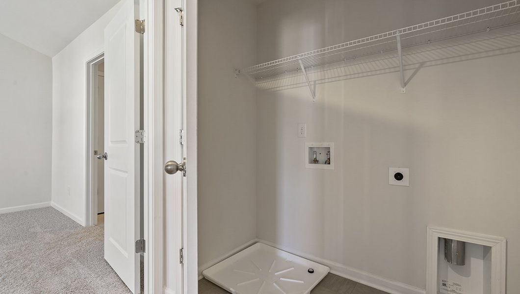 Representative unfurnished interior of a home built from the Rachel by D.R. Horton in Patton Cove, Clyde (Image 25). Representative unfurnished interior of a home built from the Rachel by D.R. Horton in Patton Cove, Clyde (Image 25).
