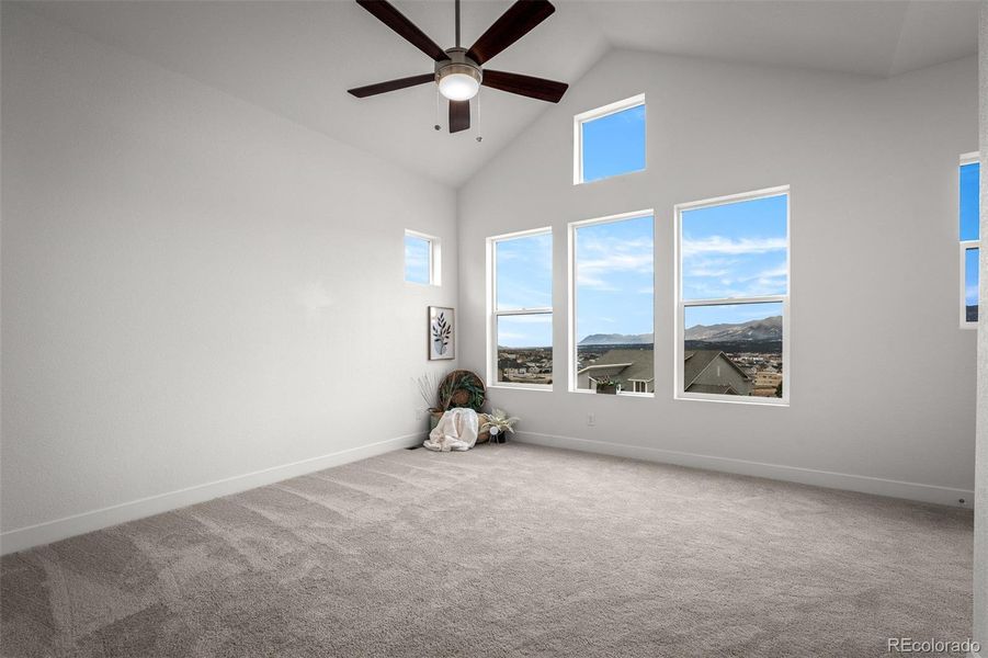 Spacious, unfurnished interior of a new home in Cloverleaf - Pinnacle Collection, Monument (Image 40).