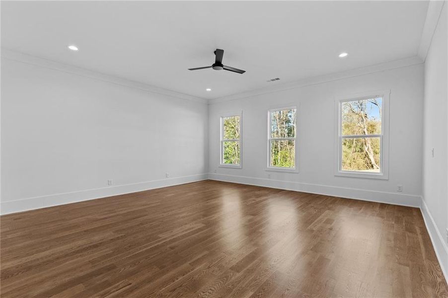 Spacious, unfurnished interior of a new home in , Buford (Image 53).