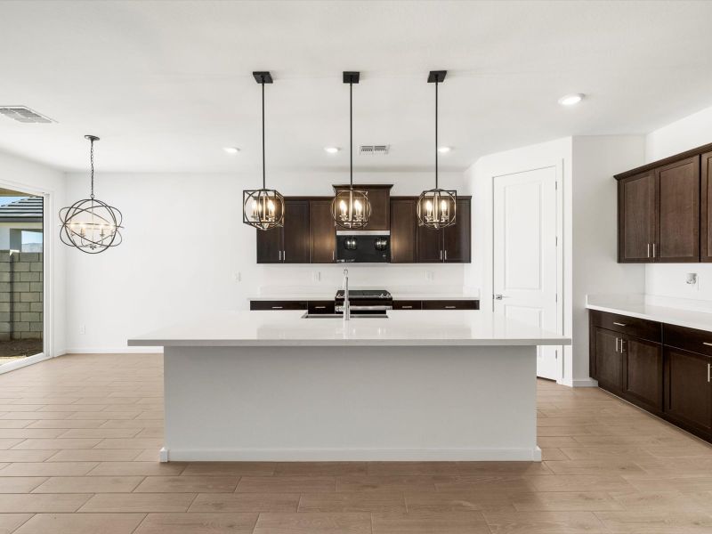 Furnished interior view inside a new home in Allure Vista Reserve Series, Buckeye (Image 2). Furnished interior view inside a new home in Allure Vista Reserve Series, Buckeye (Image 2).