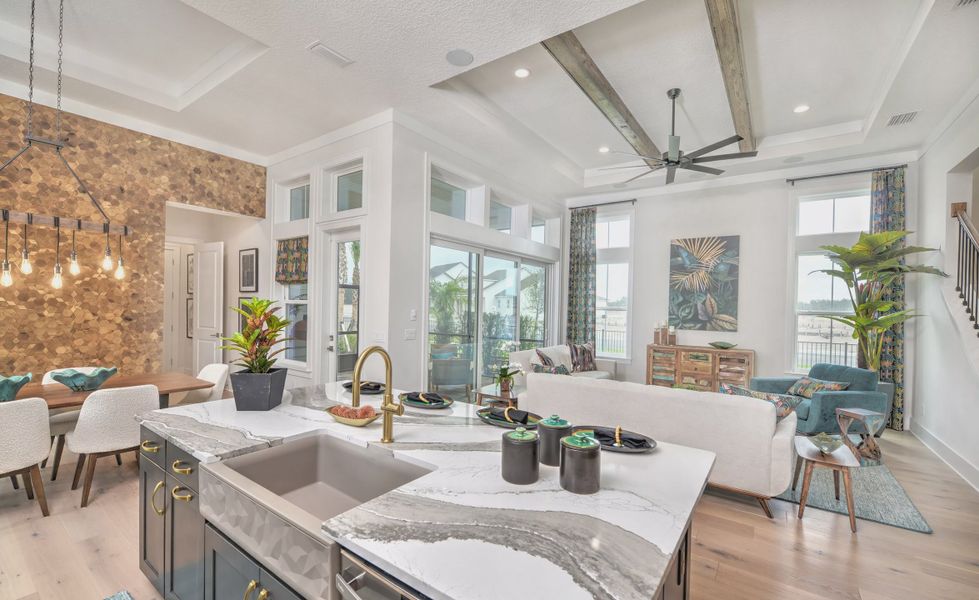 Furnished interior view inside a new home in Seven Pines, Jacksonville (Image 12).
