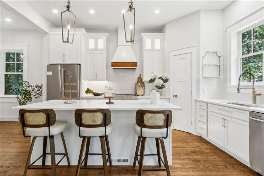Furnished interior view inside a new home in , Pine Lake (Image 10).
