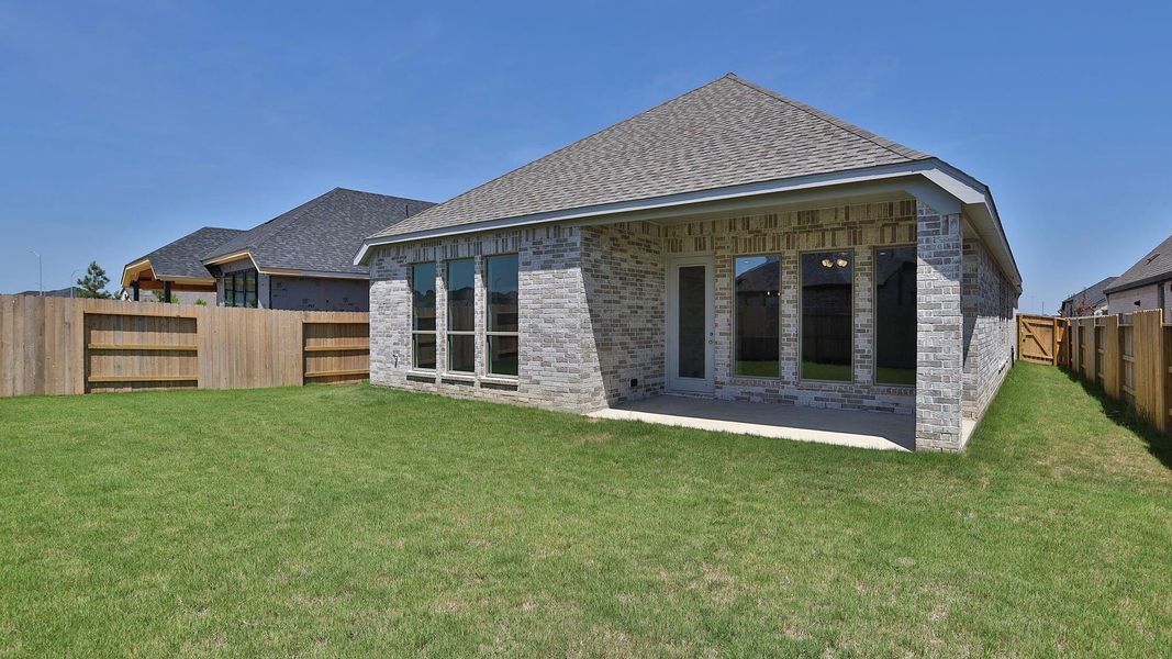 Exterior details and patio area of a home in Everly, Hockley (Image 3). Exterior details and patio area of a home in Everly, Hockley (Image 3).