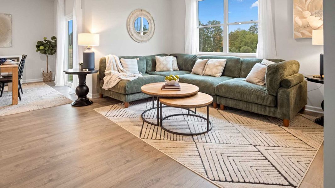 Furnished interior view inside a new home in Timberwalk, Cookeville (Image 15).