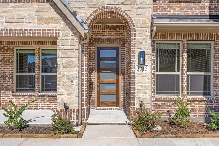 Exterior details and patio area of a home in Liberty, Melissa (Image 3). Exterior details and patio area of a home in Liberty, Melissa (Image 3).