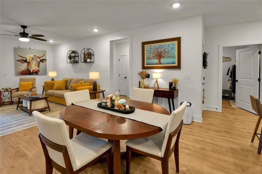 Furnished interior view inside a new home in , Cumming (Image 7).