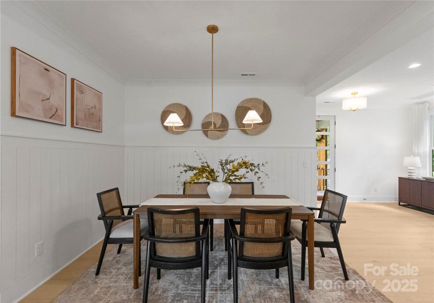 Furnished interior view inside a new home in , Charlotte (Image 8). Furnished interior view inside a new home in , Charlotte (Image 8).