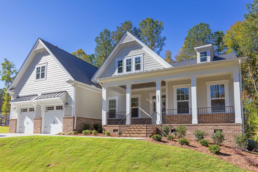 Representative exterior photo of a completed home built from the Charleston by Caruso Homes in Sauls Landing, Zebulon, NC (Image 20).