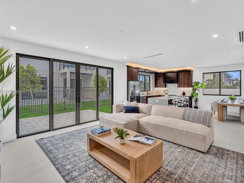 Furnished interior view inside a new home in , Dania Beach (Image 9).