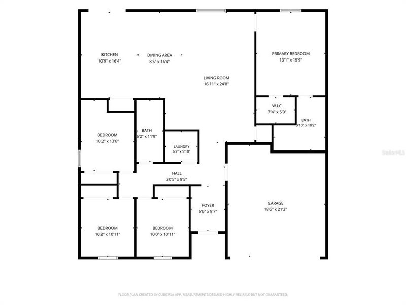2D floor plan layout of this home in , Edgewater, FL (Image 5). 2D floor plan layout of this home in , Edgewater, FL (Image 5).