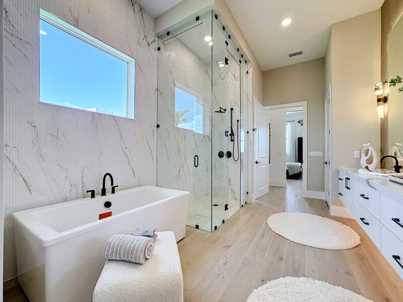 Furnished interior view inside a new home in Legends Bay, Bradenton (Image 17).