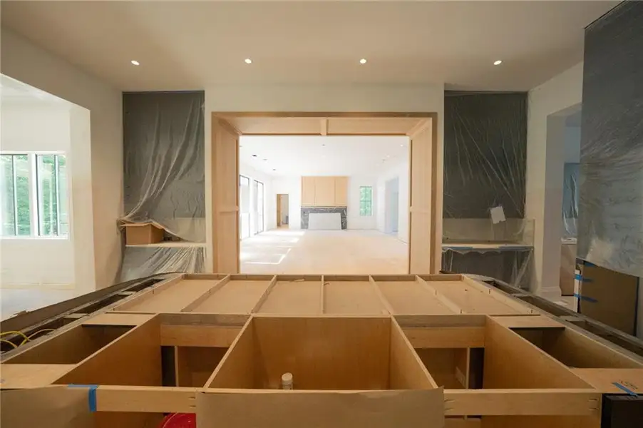 In-progress construction of a new home in , Fayetteville, GA (Image 20).