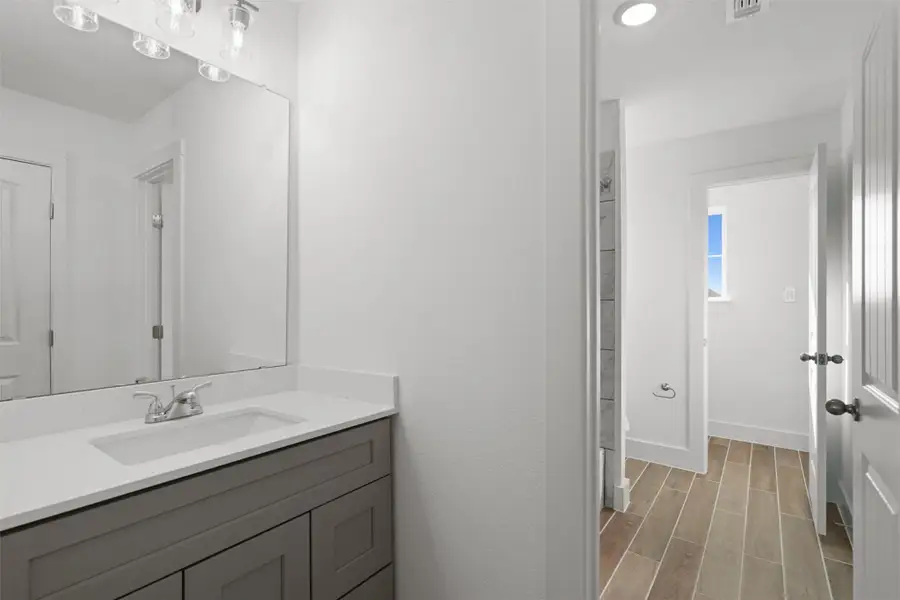 Furnished interior view inside a new home in Enclave at Cele, Pflugerville (Image 5). Furnished interior view inside a new home in Enclave at Cele, Pflugerville (Image 5).