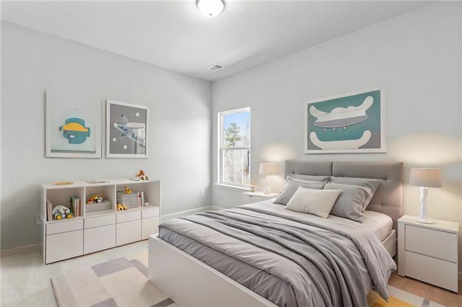 Furnished interior view inside a new home in , Homer (Image 7). Furnished interior view inside a new home in , Homer (Image 7).