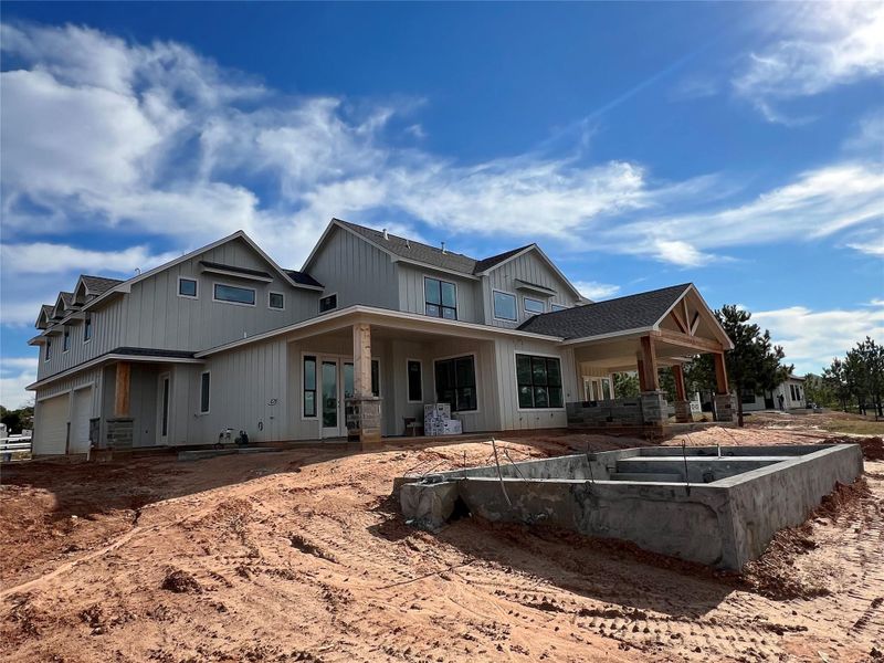 Front exterior of a new home in , Pearland, TX, highlighting curb appeal (Image 12).
