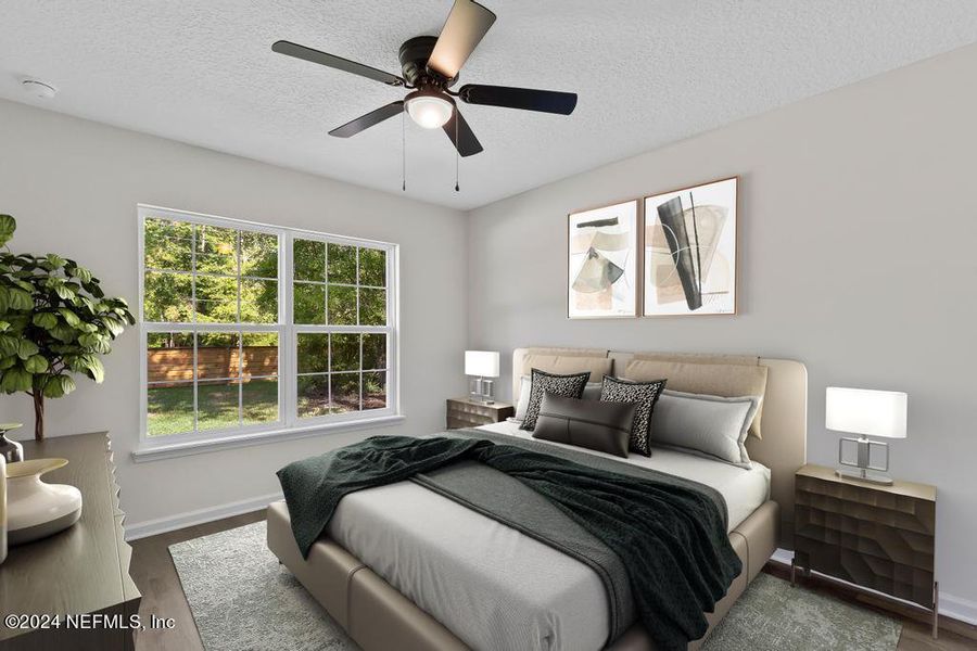 Furnished interior view inside a new home in , Jacksonville (Image 7).