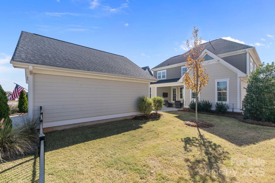 Exterior details and patio area of a home in Riverwalk, Rock Hill (Image 26).