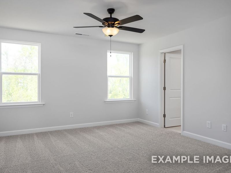 Representative unfurnished interior of a home built from the The Grace A by Davidson Homes LLC in Gregory Village, Lillington (Image 29).