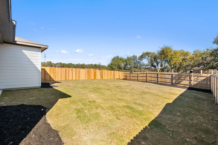 Exterior details and patio area of a home in Heritage, Dripping Springs (Image 25). Exterior details and patio area of a home in Heritage, Dripping Springs (Image 25).