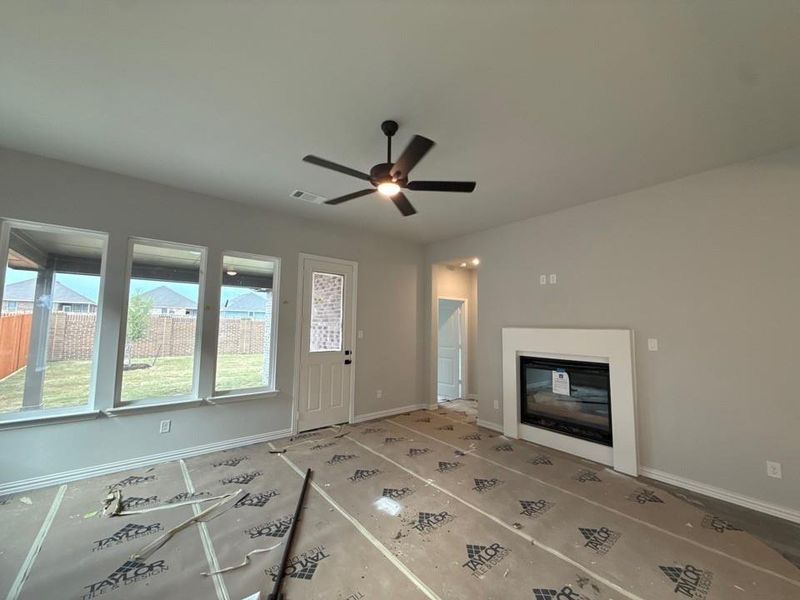 In-progress construction of a new home in Morningstar, Aledo, TX (Image 10).