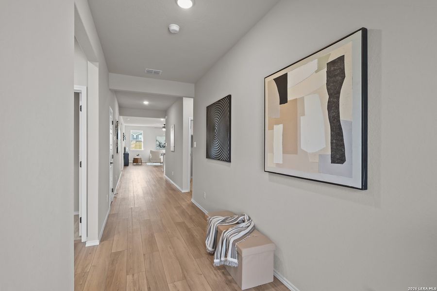 Furnished interior view inside a new home in Hannah Heights, Seguin (Image 7).