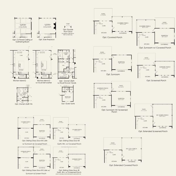 2D floor plan layout for the Harrington by Pulte Homes in The Retreat at Carolina Ridge, Harrisburg, NC (Image 5).