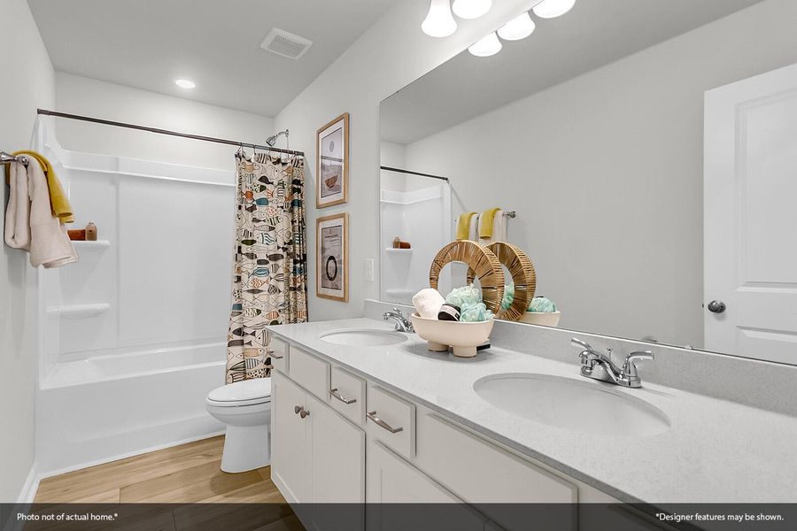 Furnished interior view inside a new home in Central Creek, Goose Creek (Image 31).