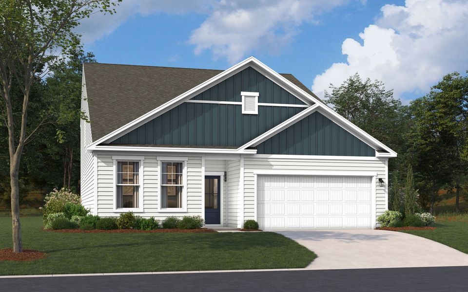Representative exterior photo of a completed home built from the The Jefferson by Stanley Martin Homes in Green Tree Place, Anderson, SC (Image 62).